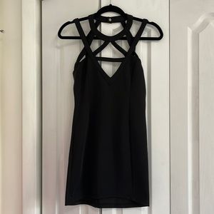Little Black Strappy Dress